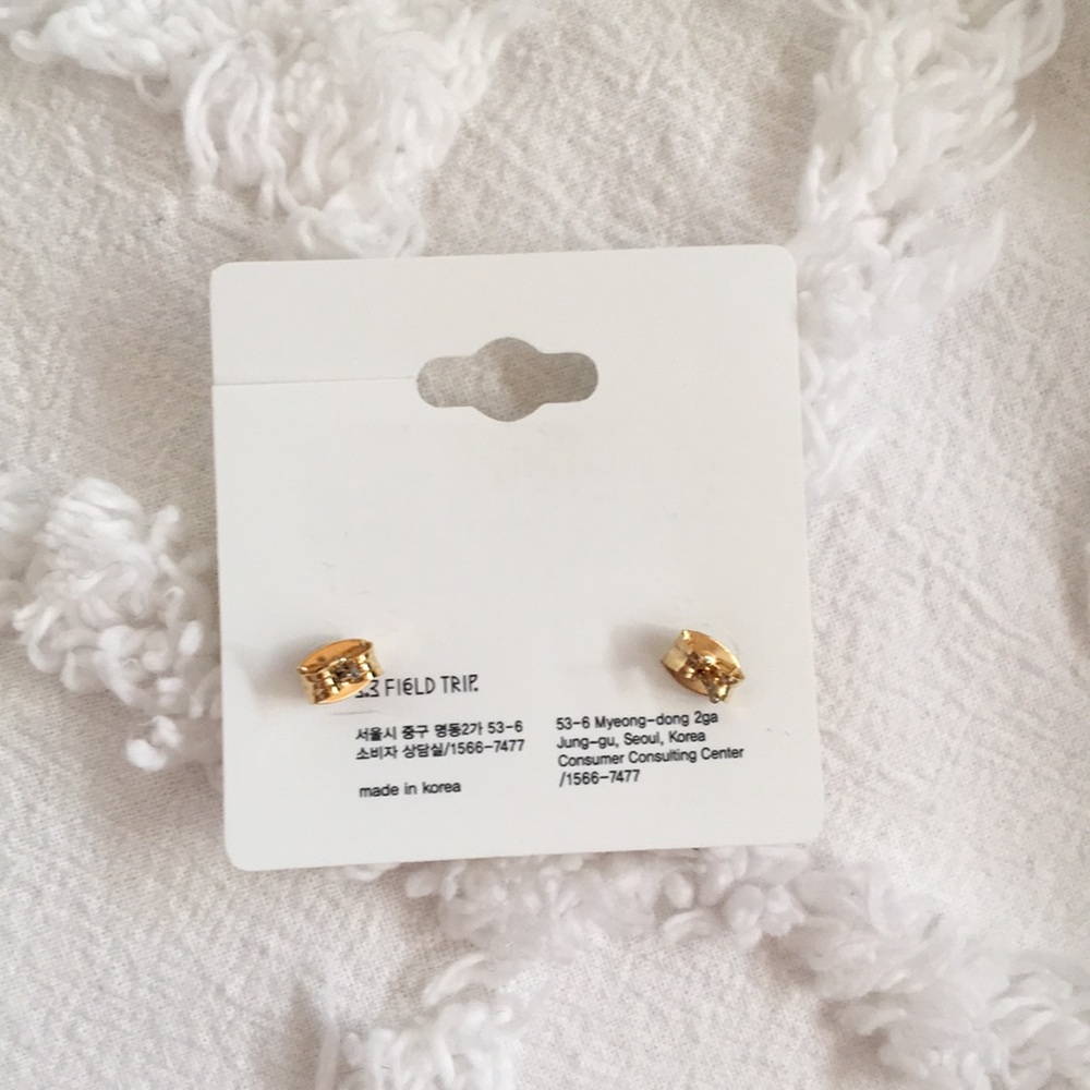 Burger & Fries Stud Earrings - Picture 2 of 3